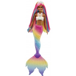 Barbie Duhová mořská panna mulatka