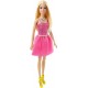 Mattel Barbie v třpytivých šatech pink