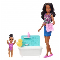 Barbie Chůva herní set Koupání