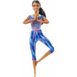 Mattel Barbie V pohybu modrá brunetka