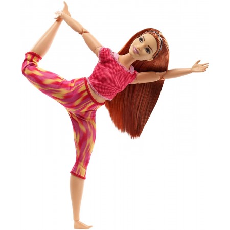 Mattel Barbie V pohybu oranžová zrzka