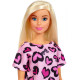 Mattel Barbie v šatech růžová