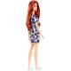 Mattel Barbie v šatech modrá